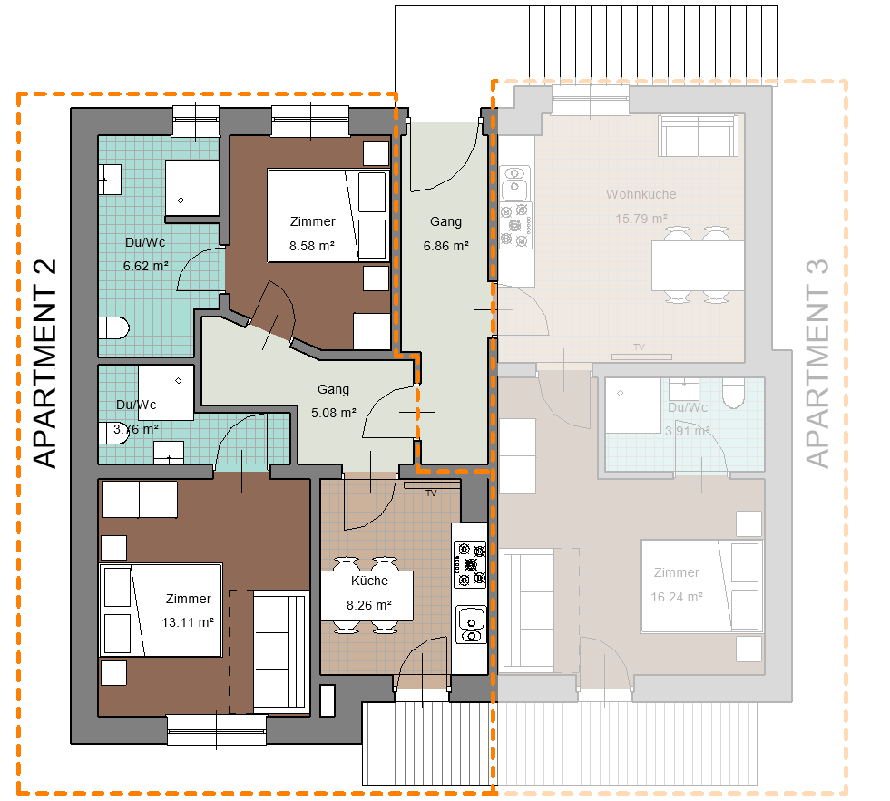 floor plan of apartment nr.apt2