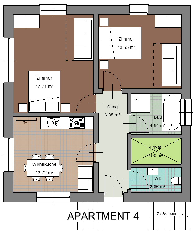 floor plan of apartment nr.apt4