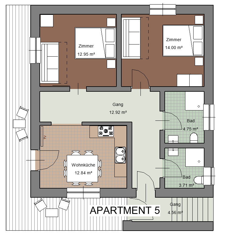 floor plan of apartment nr.apt5