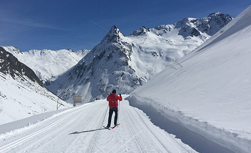 cross country skiing